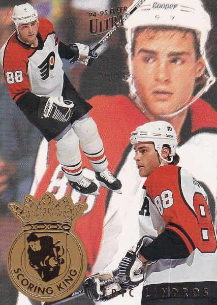 insert karta ERIC LINDROS 94-95 Fleer Ultra Scoring King číslo 6 of 7